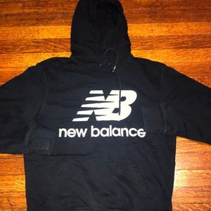 New Balance Logo Hoodie - Black